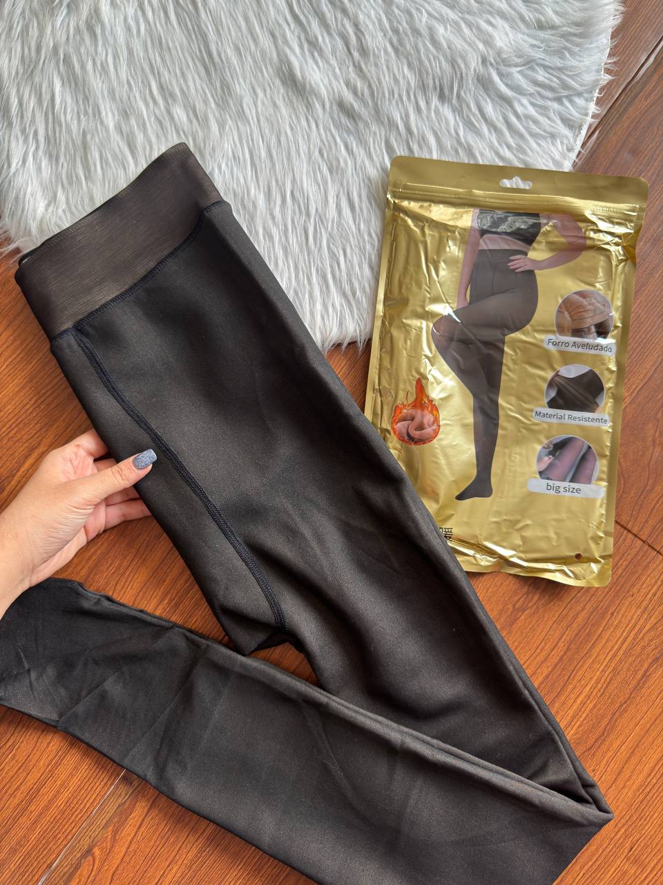 جوراب شلواری تو خز سه بعدی