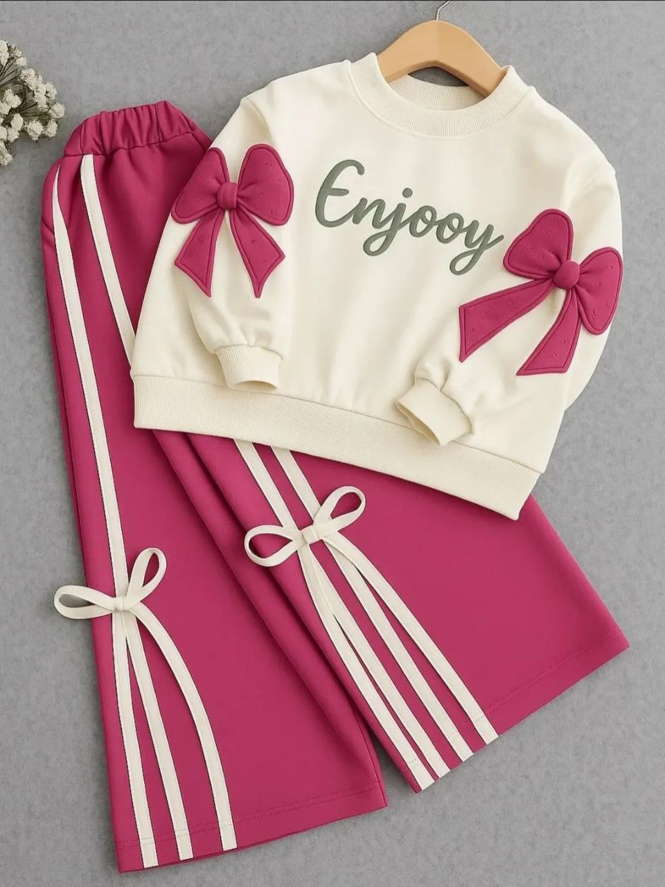 ست بلوز شلوار پاپیون دار enjoy کد02115