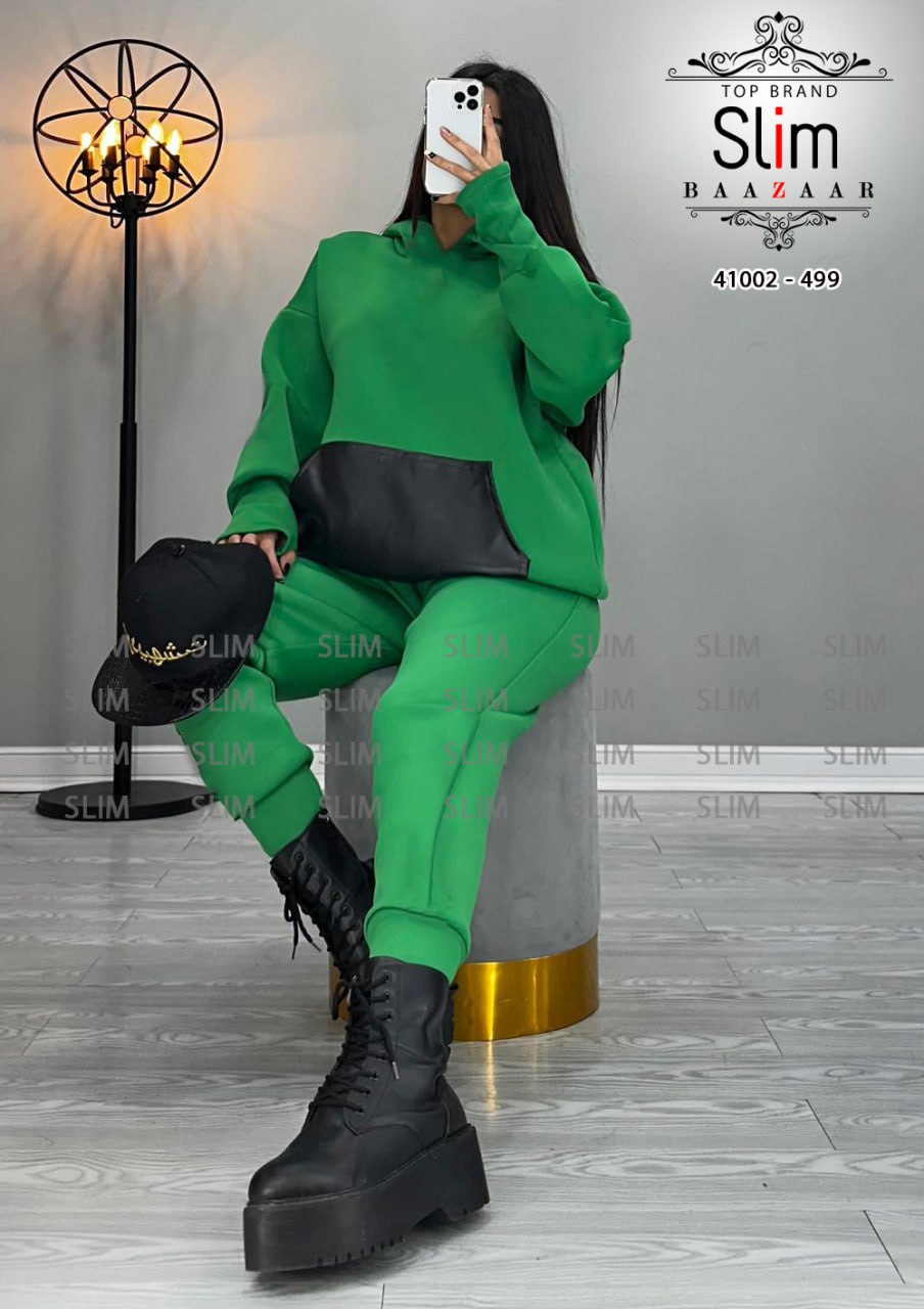 ست هودی شلوار وارمر  زنانه کد 41002