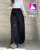 شلوار بگ زاپ دار کد 9124