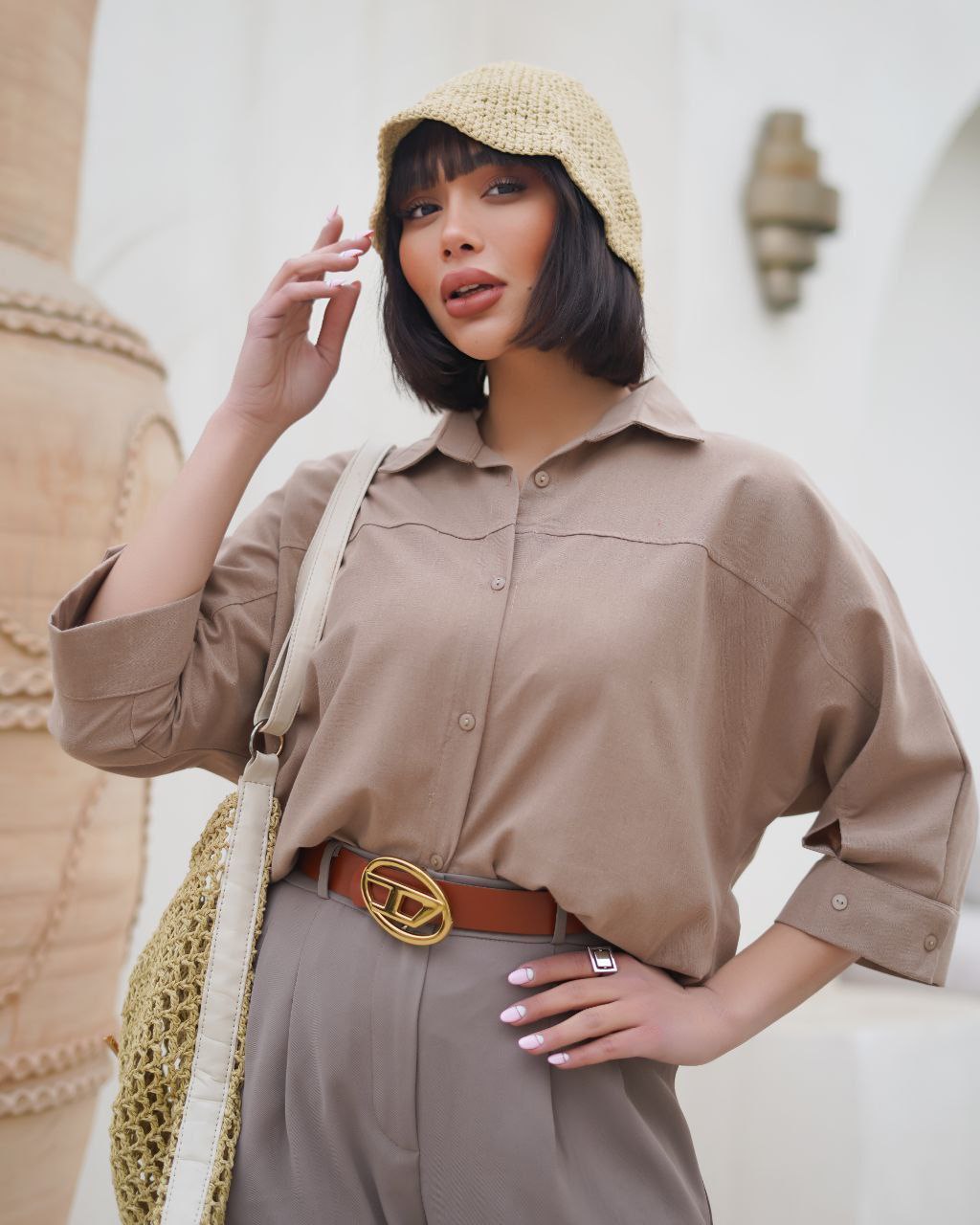 شومیز آستین سه ربع زنانه