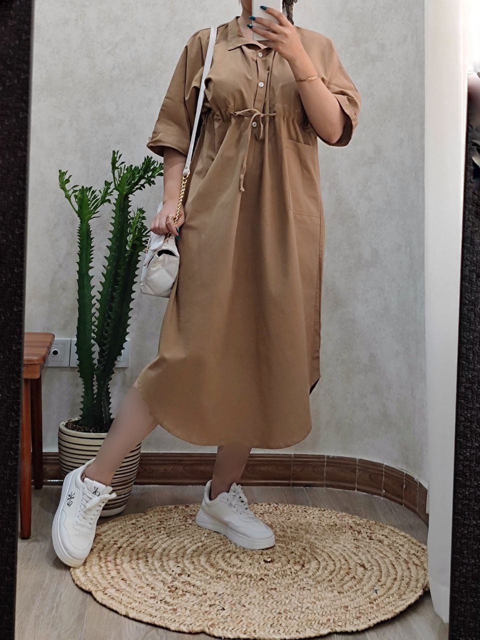 مانتو بهاره آستین سه ربع  کد220004