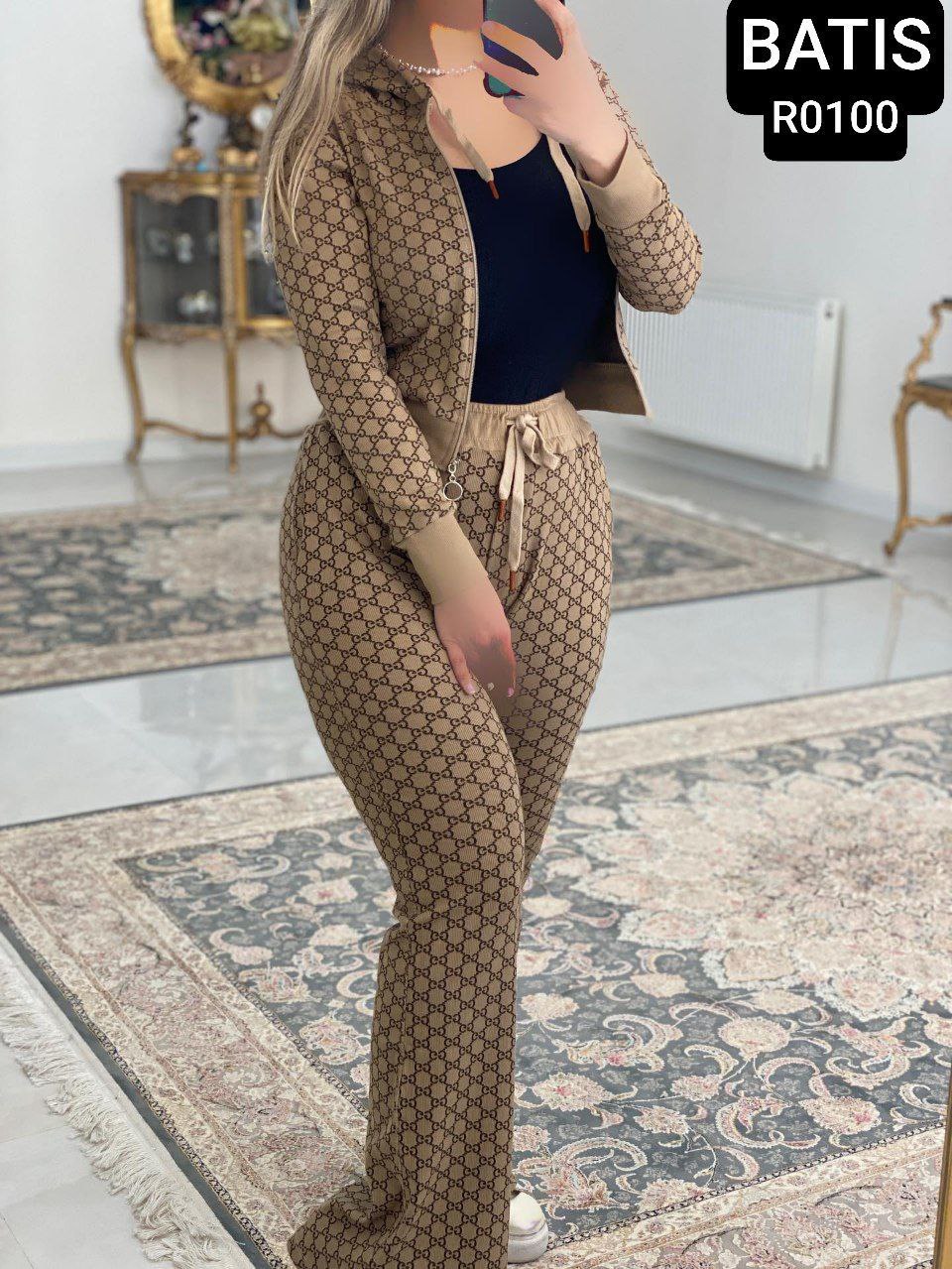 ست سویشرت شلوار زنانه لاکچری کد R0100
