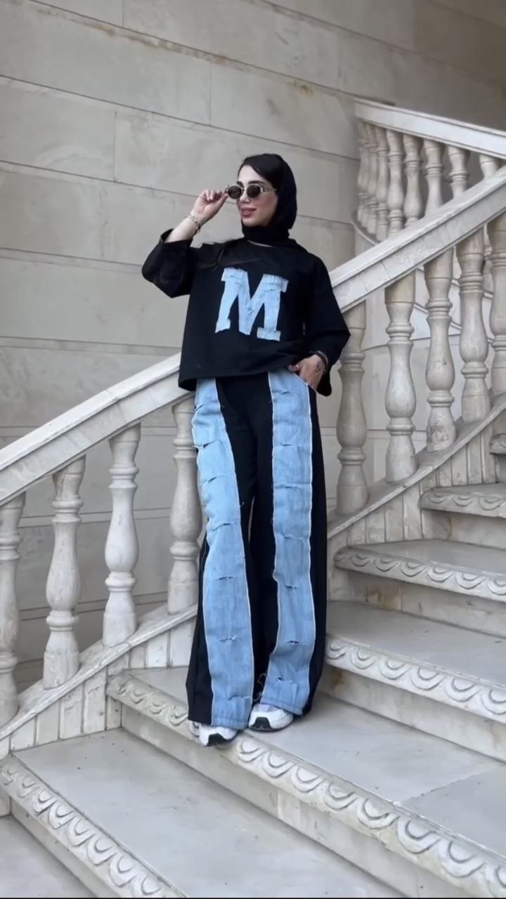 ست تیشرت شلوار M زنانه