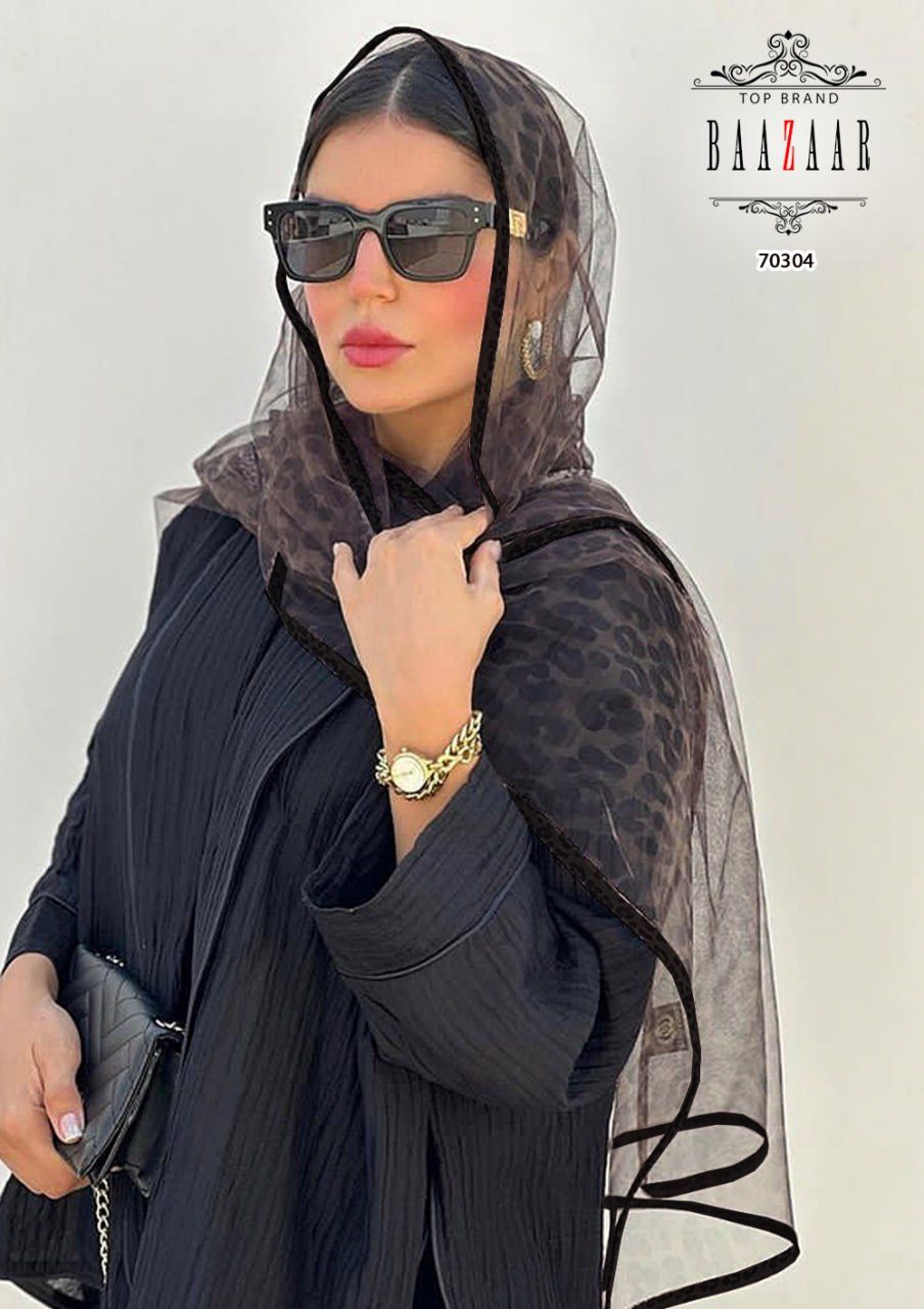 شال تور پلنگی زنانه کد 70304