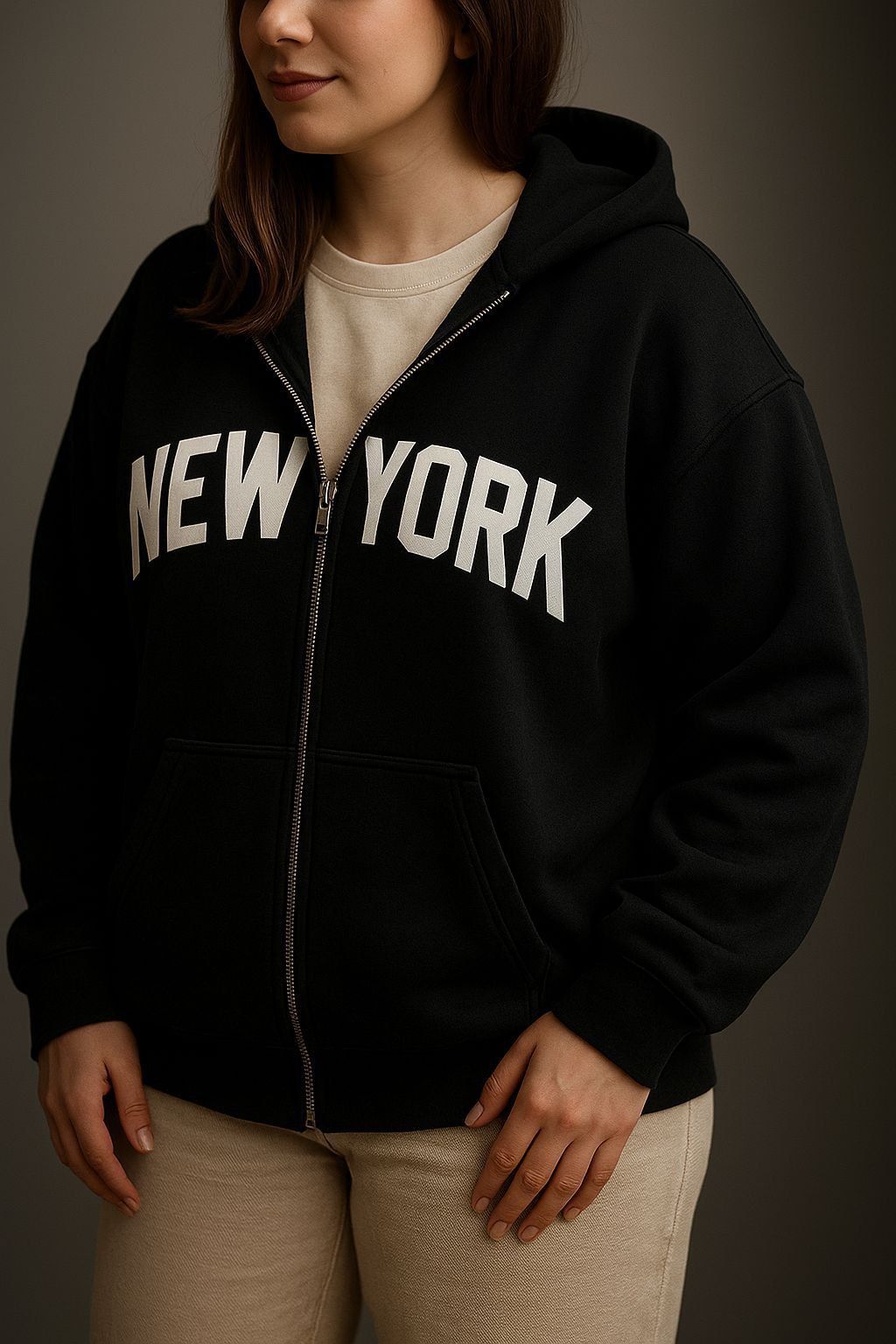 سویشرت بهاره NEW YORK زنانه