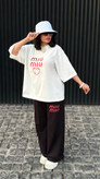 ست تیشرت شلوار زنانه miumiu