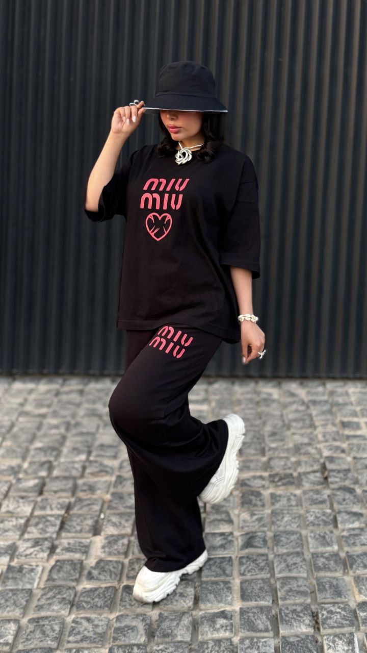 ست تیشرت شلوار زنانه miumiu
