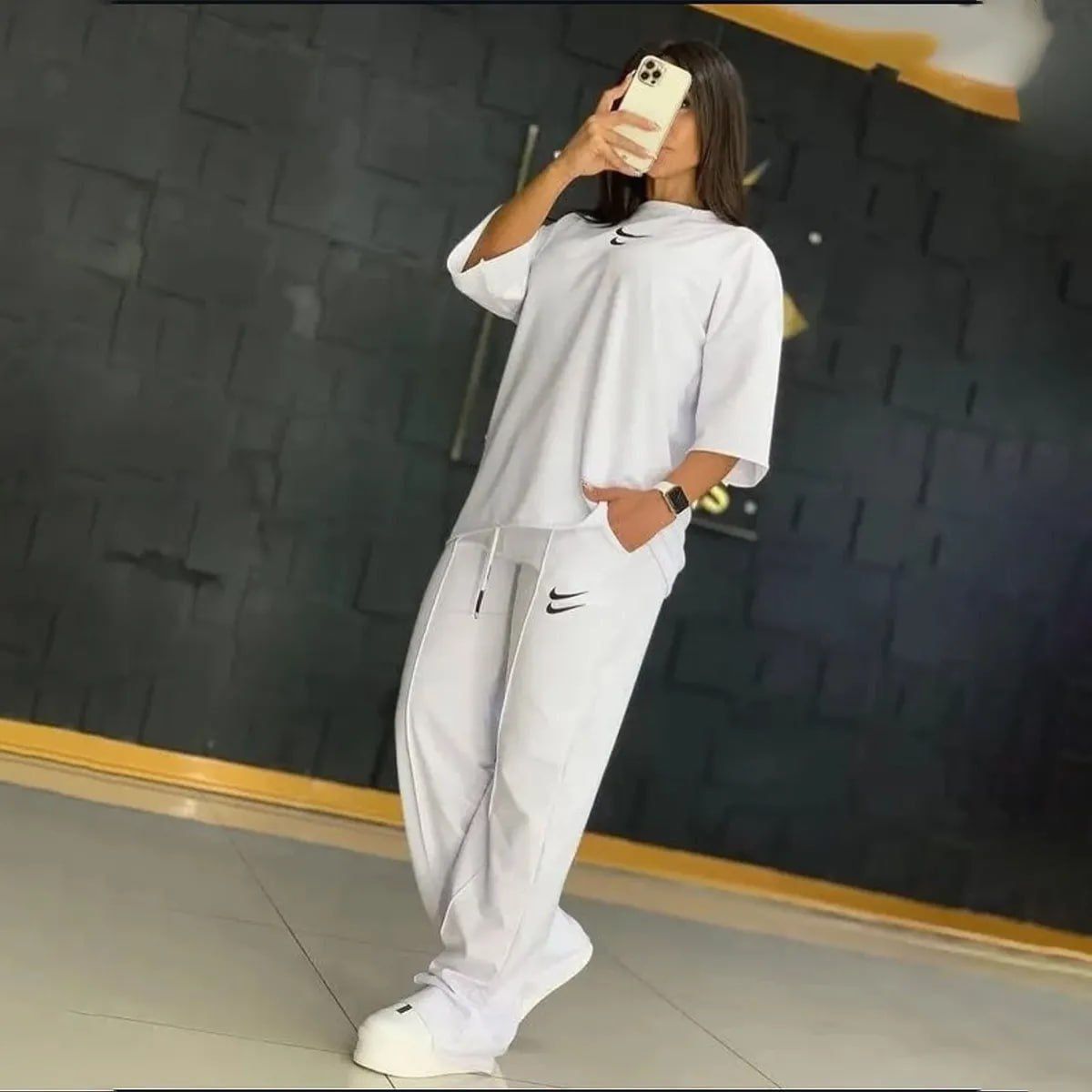 ست تیشرت شلوار دو نایک زنانه