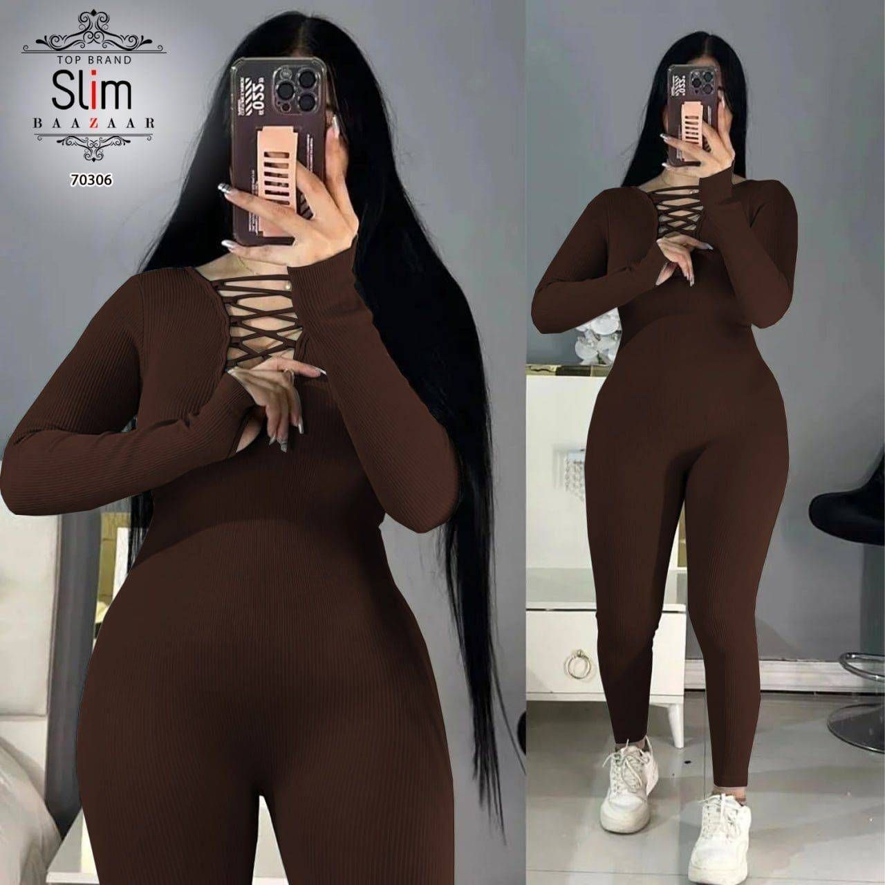 اوورال سرهمی یقه بندی کد 70306
