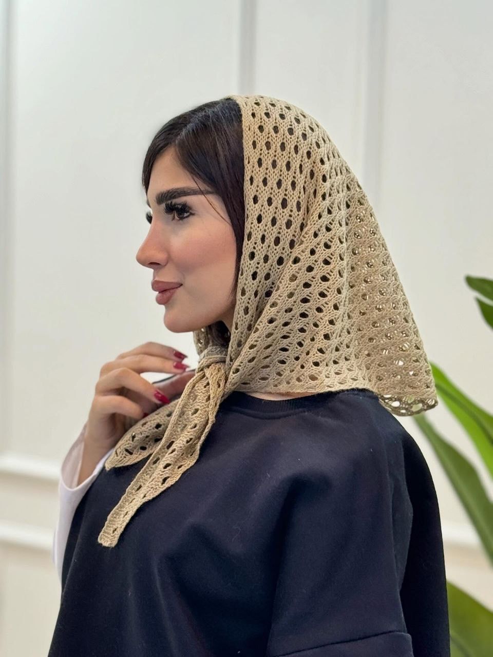 دورگ قلاب بافی سه گوش