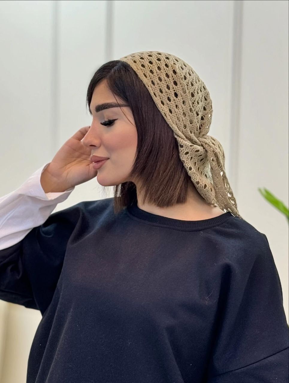 دورگ قلاب بافی سه گوش