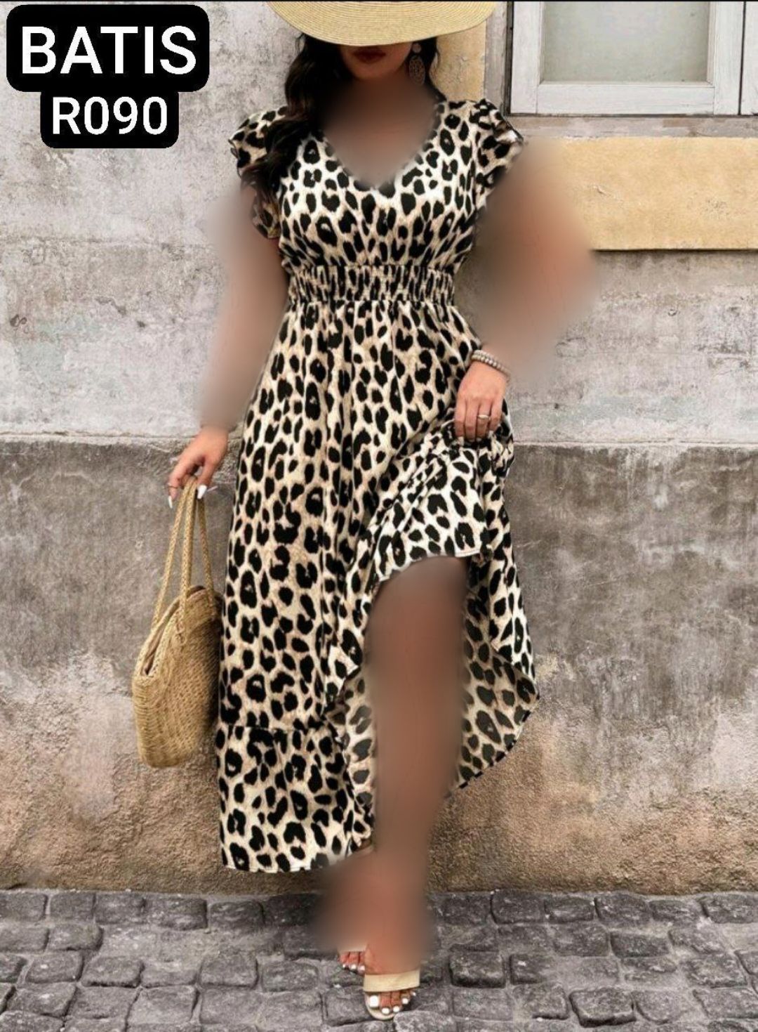 پیراهن پلنگی زنانه کد R090