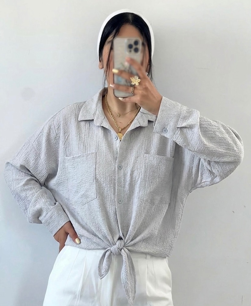 شومیز پایین گره ای