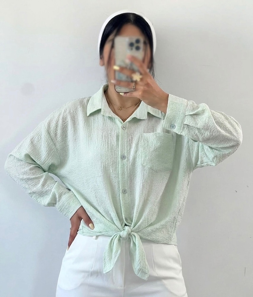 شومیز پایین گره ای