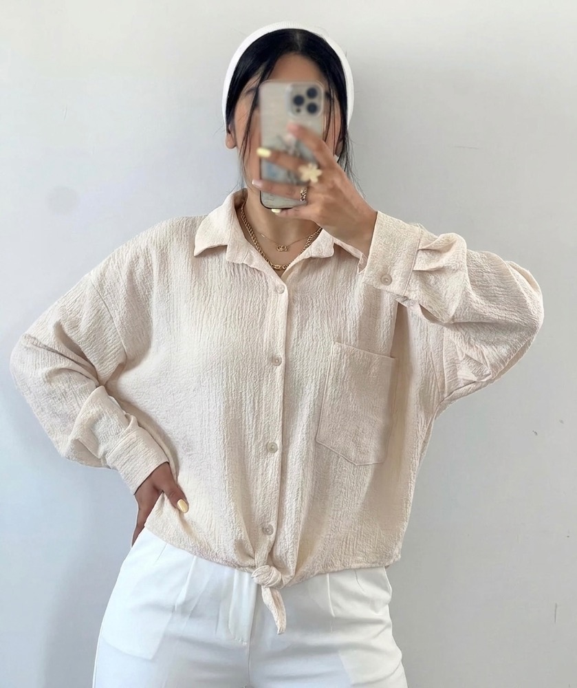 شومیز پایین گره ای
