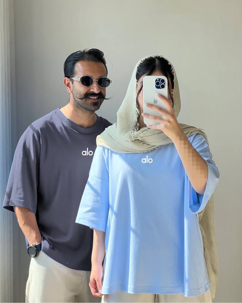 تیشرت باکسی طرح alo زنانه