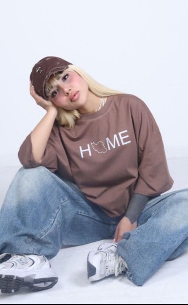 تیشرت باکسی HOME