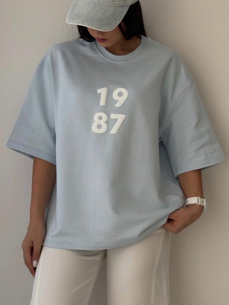 تیشرت باکسی طرح 1987