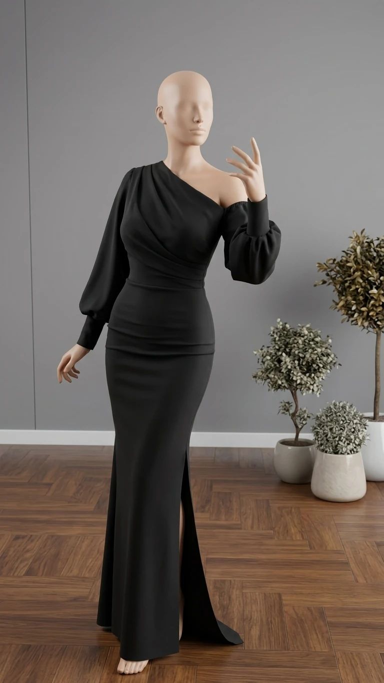 ماکسی بلند مجلسی کد 1350
