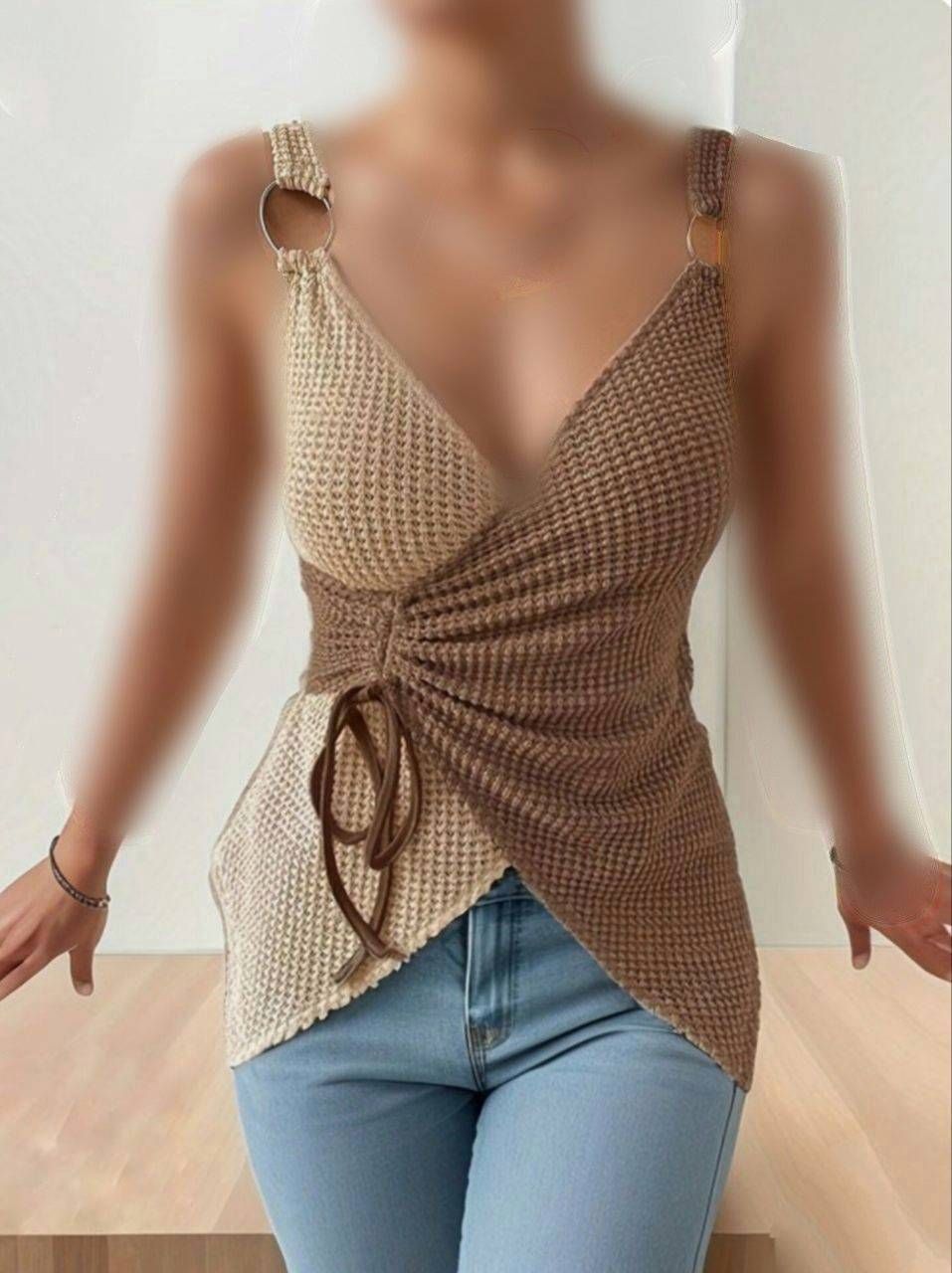 تاپ حلقه ای مراکشی بیسکویتی