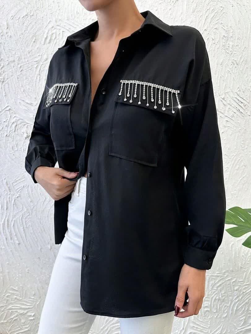شومیز نگین خطی