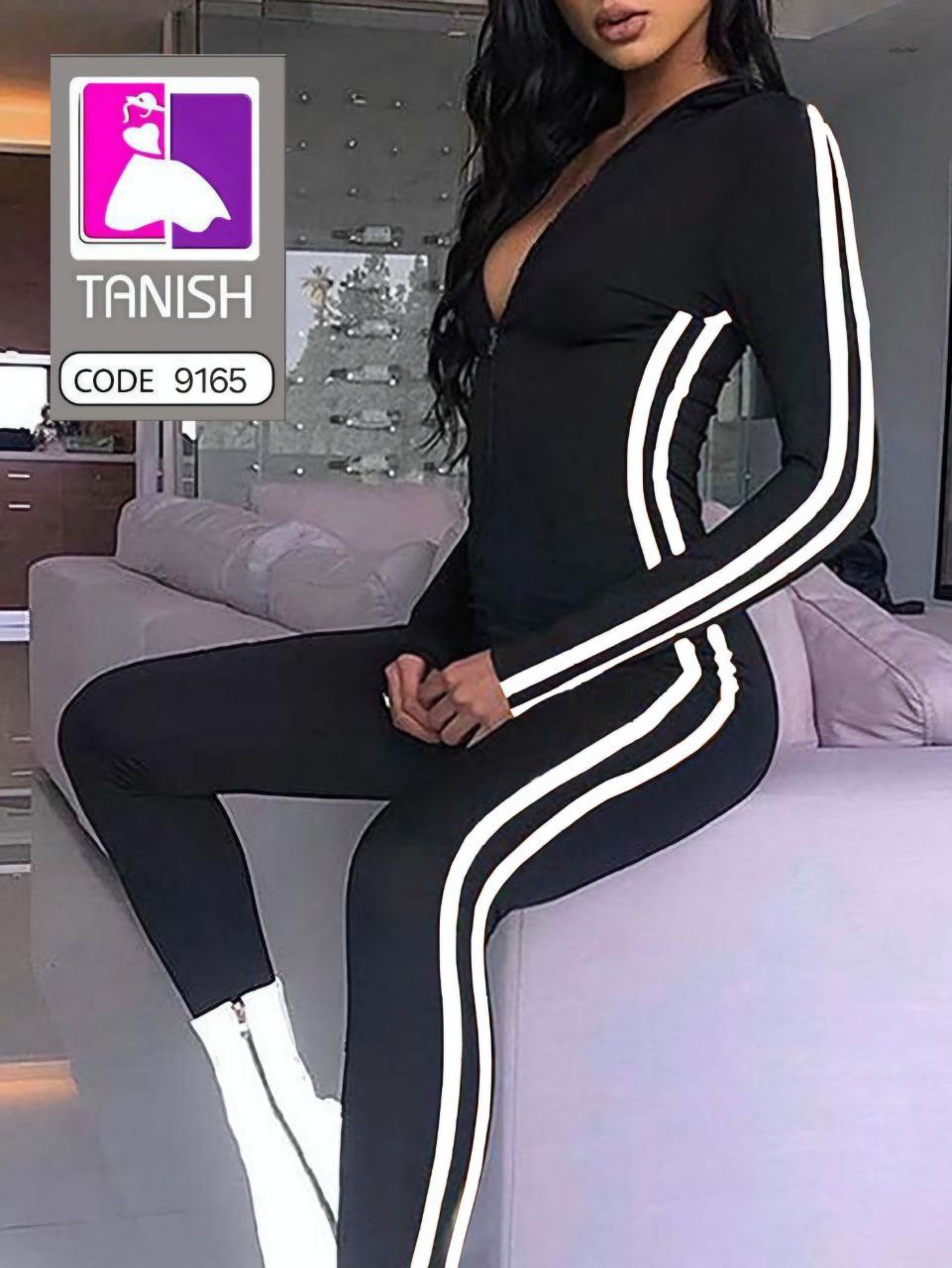 اوورال نوار دوزی ورزشی زنانه کد 9165