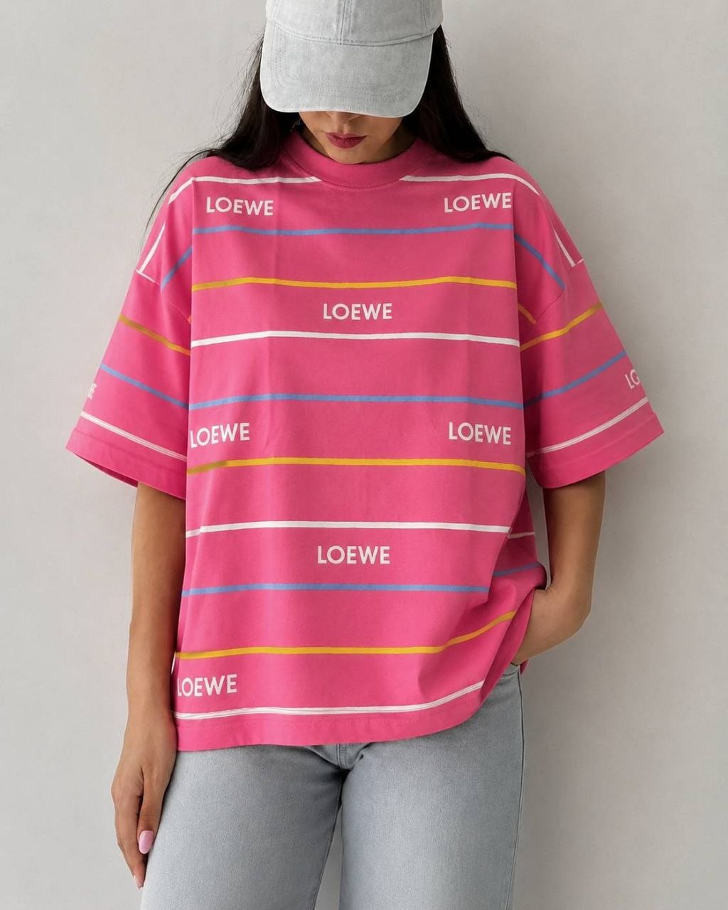 تیشرت باکسی رینگی LOEWE ترند