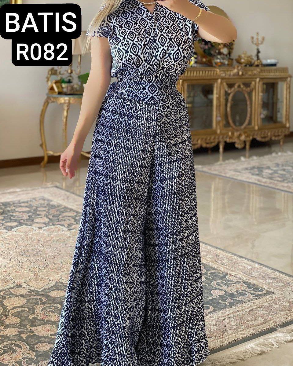 ست کراپ شلوار لاکچری زنانه کد R082