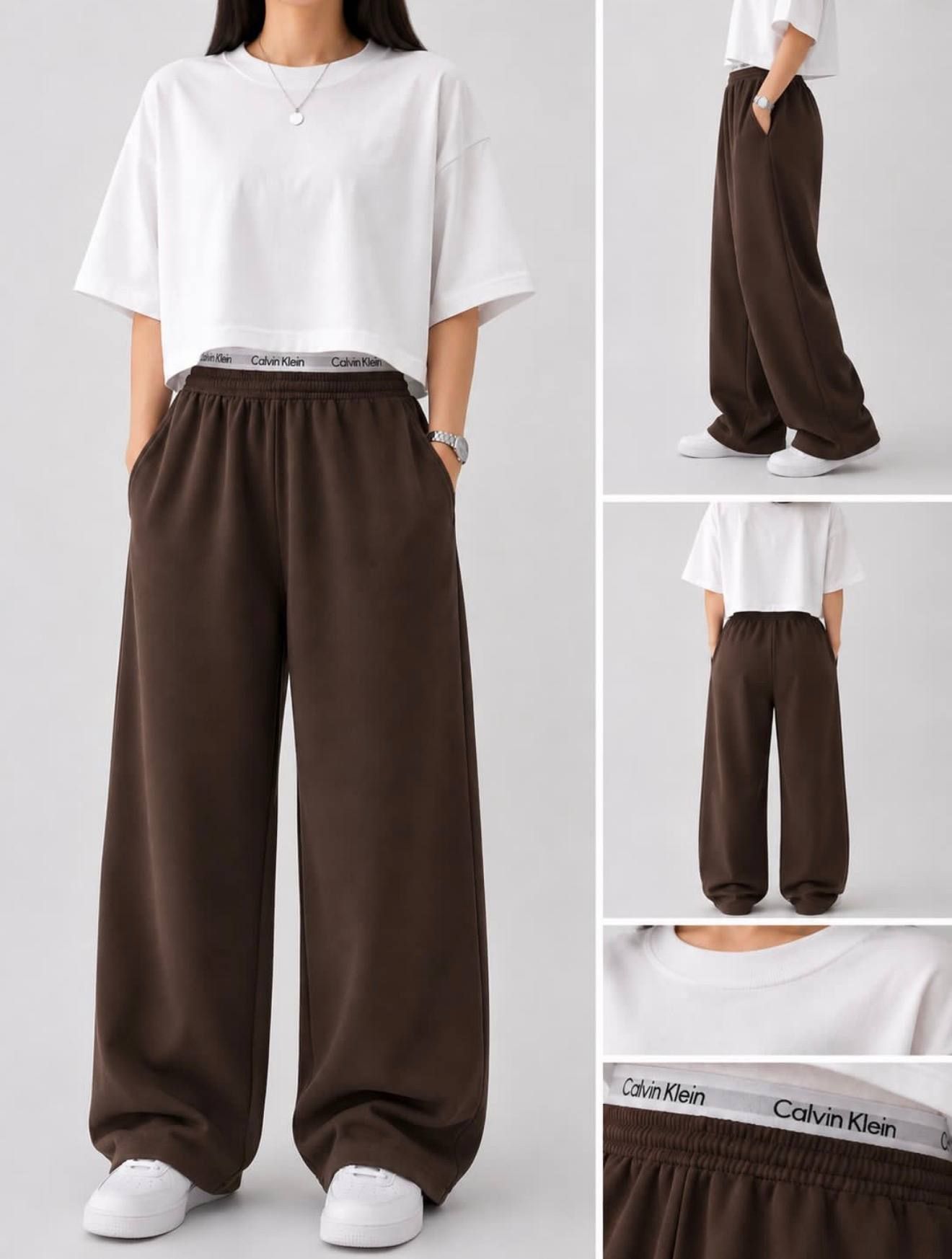 شلوار فول بگ دو کاره Calvin Klein