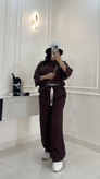 ست تیشرت شلوار CK ریزشی تابستانه زنانه
