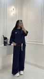 ست تیشرت شلوار CK ریزشی تابستانه زنانه