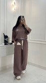 ست تیشرت شلوار CK ریزشی تابستانه زنانه