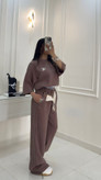 ست تیشرت شلوار CK ریزشی تابستانه زنانه