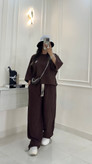 ست تیشرت شلوار CK ریزشی تابستانه زنانه