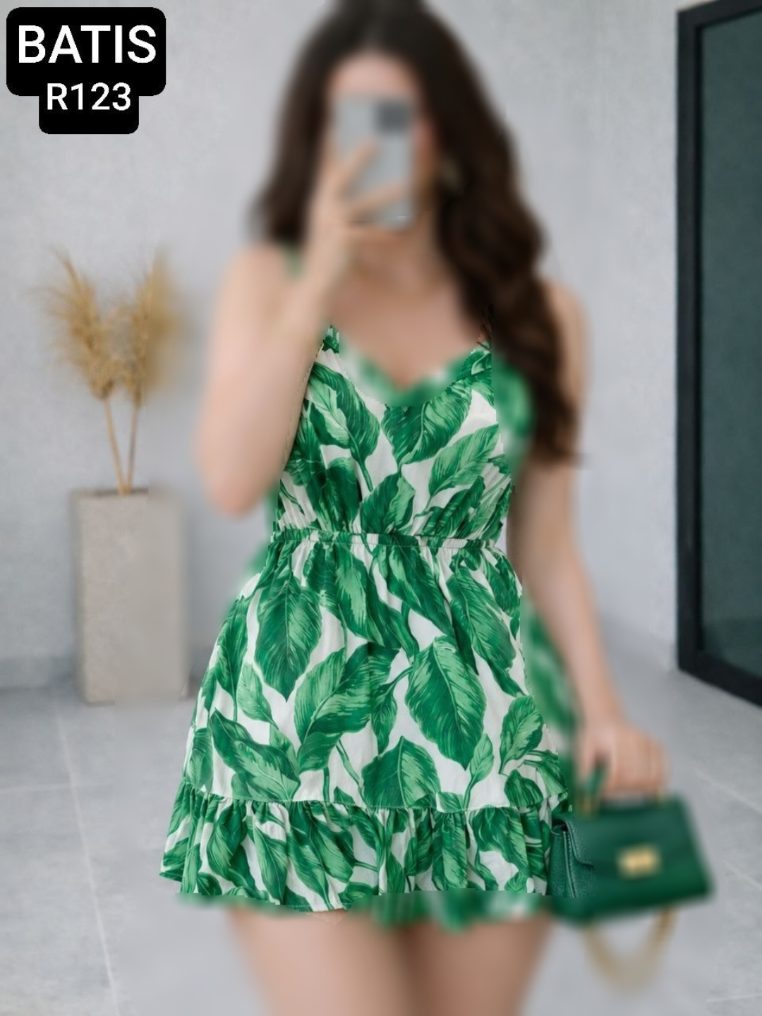 پیراهن کوتاه عروسکی کد R123