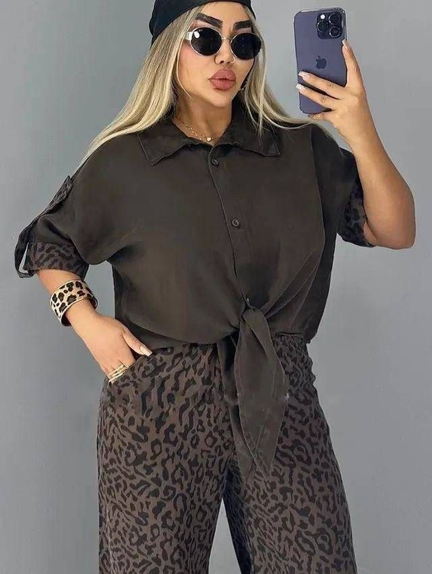 ست شومیز شلوار تابستانه زنانه