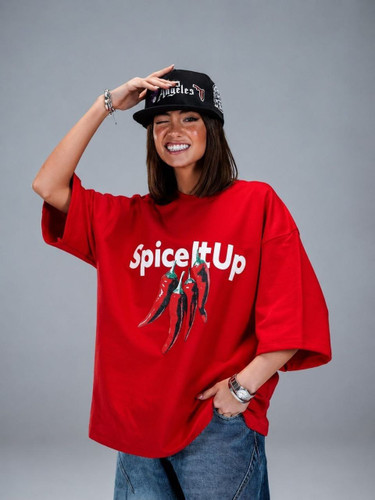 تیشرت باکسی کاپلی کد 80305