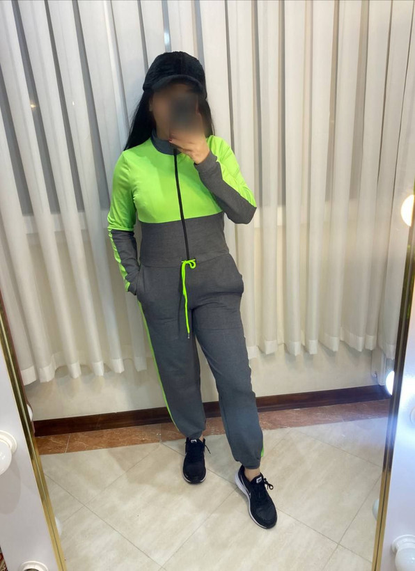 اوورال جلو زیپ زنانه اسپورت کد R039