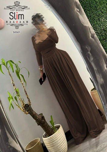 ست کراپ شلوار پیله دار زنانه کد 50501
