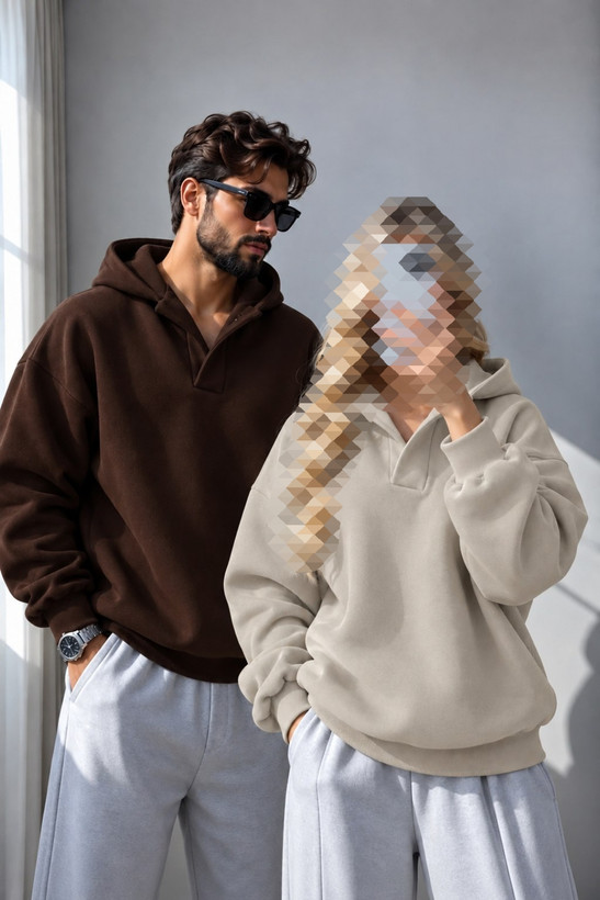 هودی یقه بلیطی زنانه کد 60804