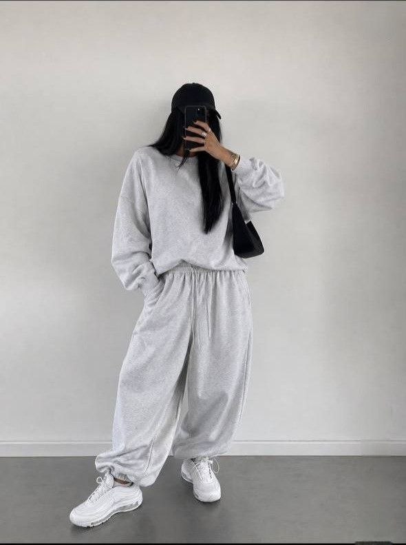 ست هودی و شلوار بگ زنانه