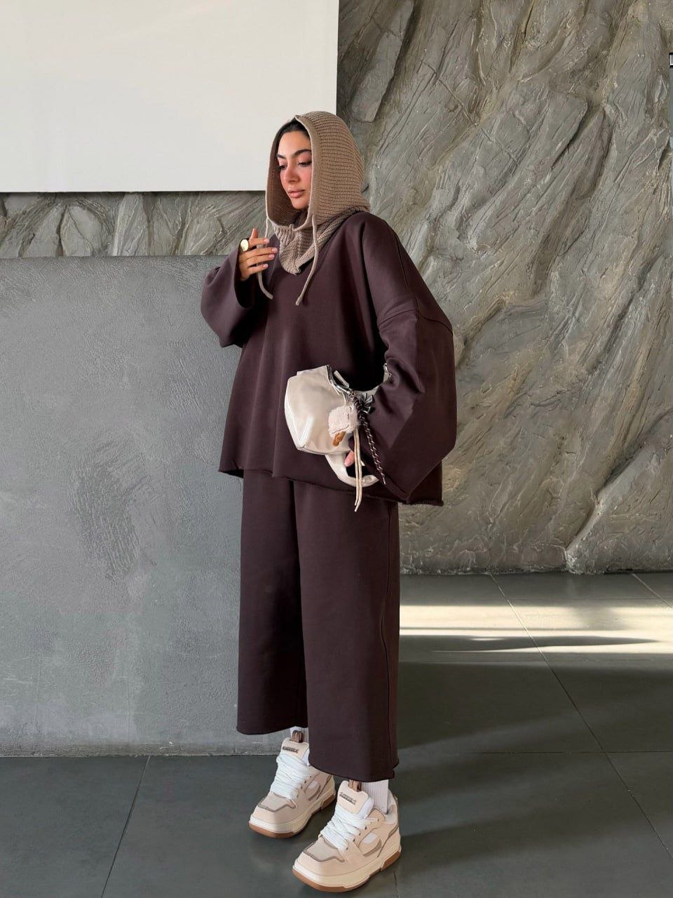 ست دورس و شلوار باکسی مینیمال زنانه 💕