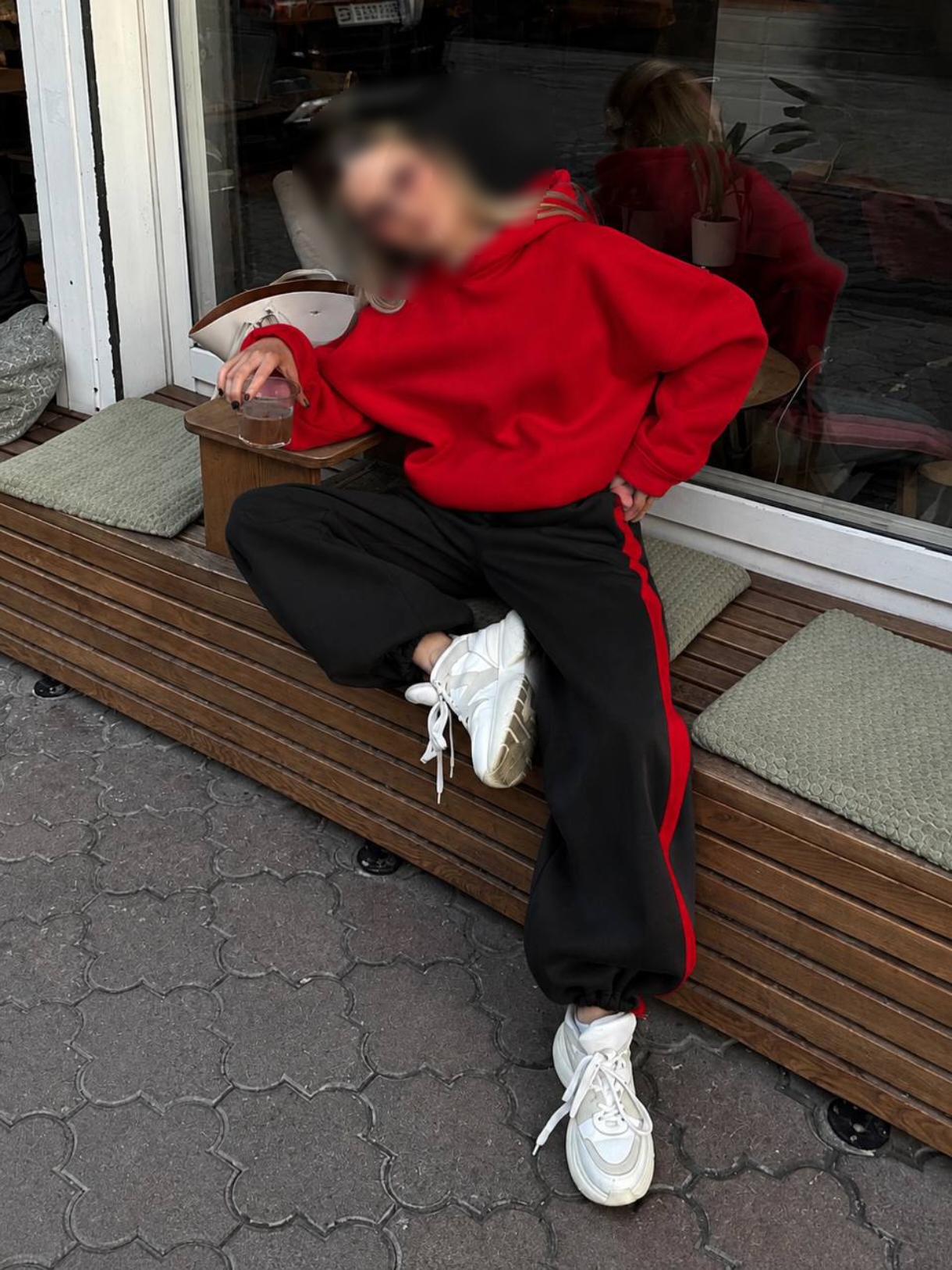 ست هودی شلوار زمستانه زنانه