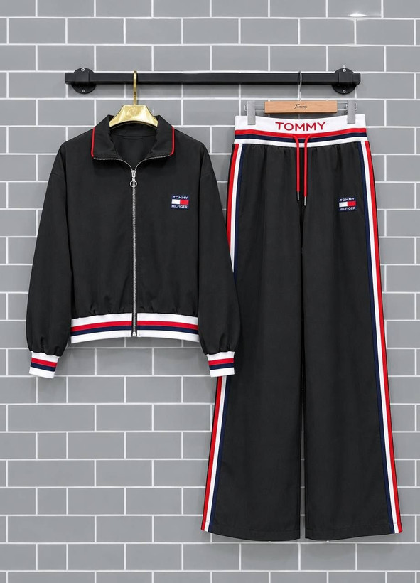 سویشرت شلوار مغزی دوزی فول بگ زمستانه زنانه TOMMY