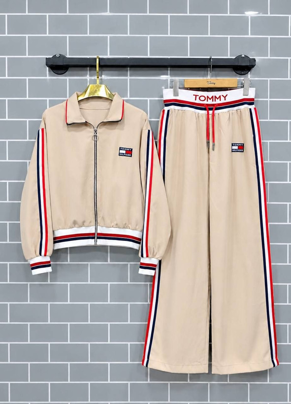 سویشرت شلوار مغزی دوزی فول بگ زمستانه زنانه TOMMY