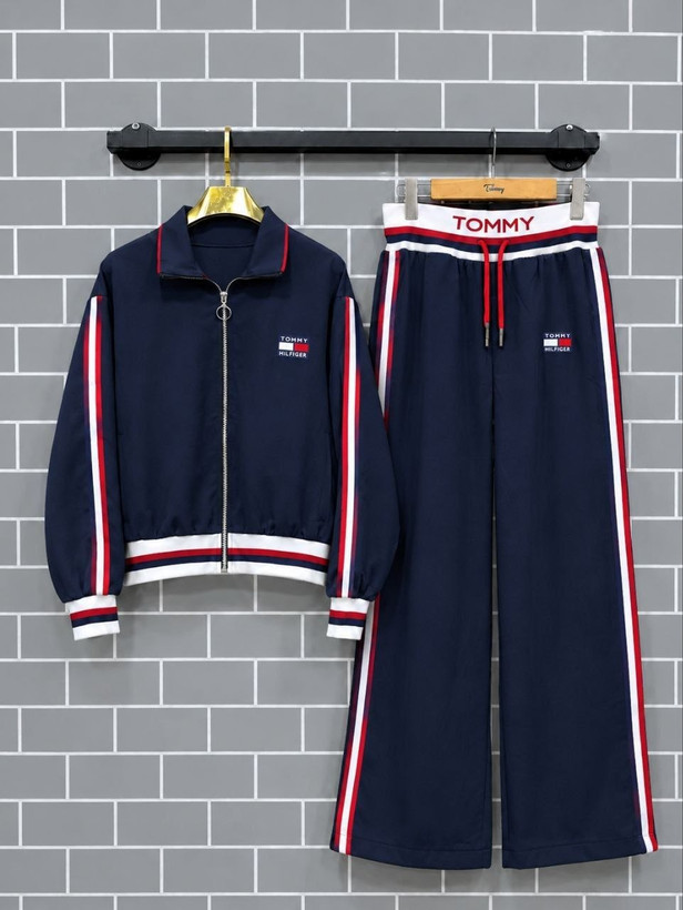 سویشرت شلوار مغزی دوزی فول بگ زمستانه زنانه TOMMY