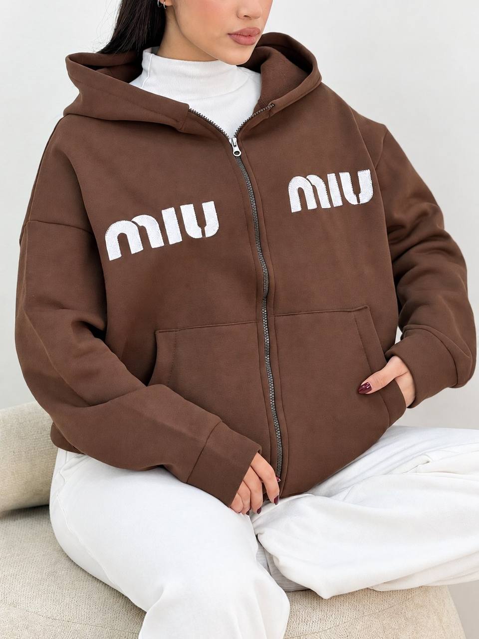 سویشرت miumiu زنانه پاییزه