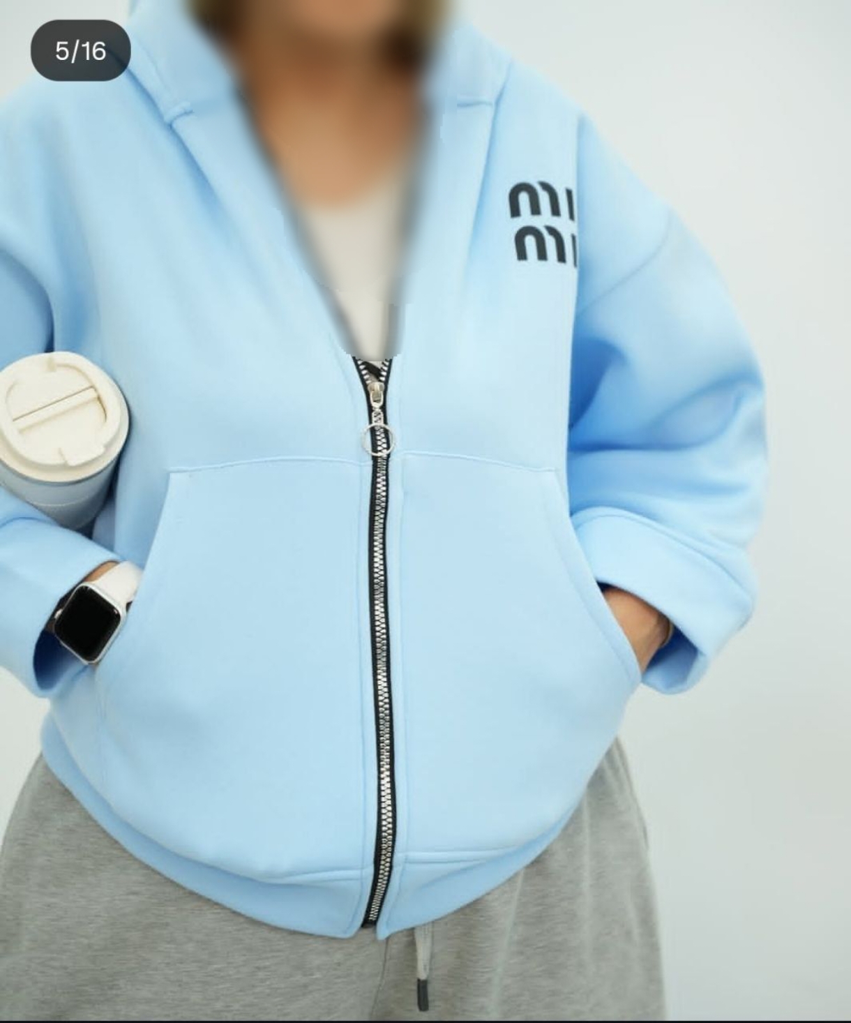 سویشرت بیسیک miumiu زنانه