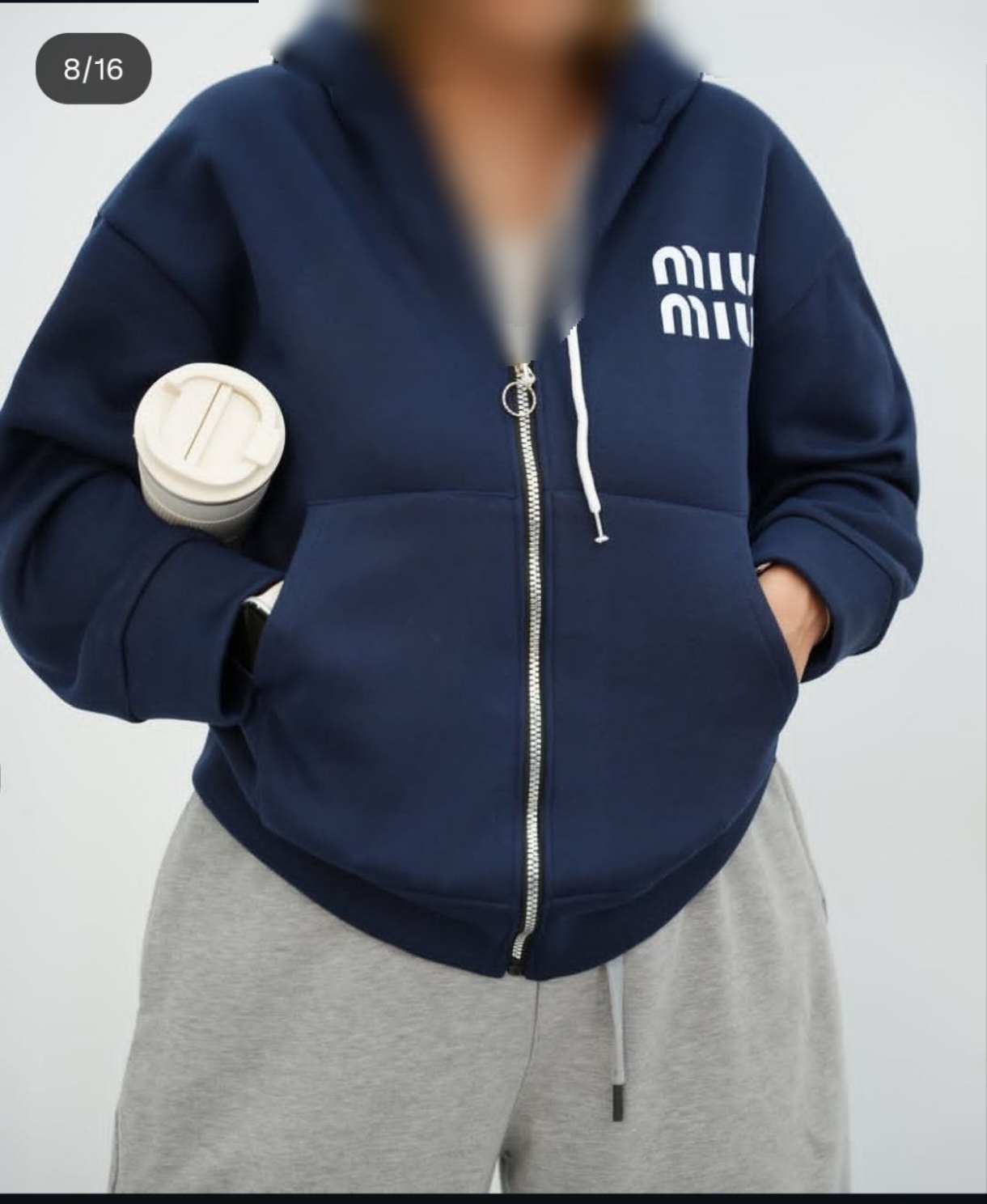 سویشرت بیسیک miumiu زنانه